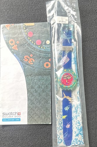 Swatch scuba 200 happy fish - scuba,