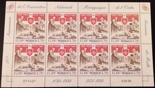 Monaco 1999 feuille sheet neuf** Yt 2215 : Ordre Malte templier chevalier