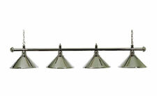 Luminaire lampe eclairage billard 4 globes couleur argent