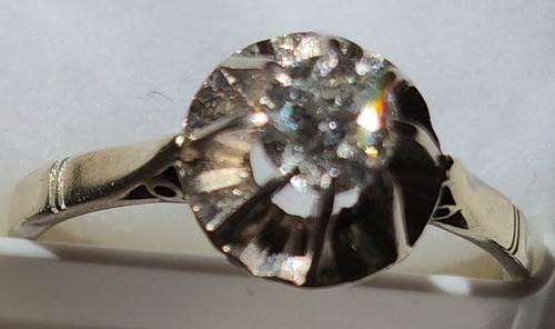 Bague diamant - bague, or