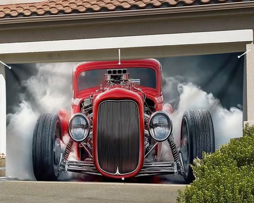 Vintage modified car garage - modified,