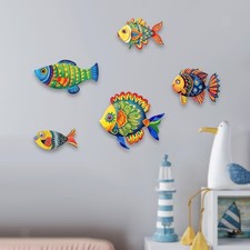 Lot de 5 Sculptures Murales En