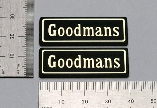 Goodmans speaker badge logo - badge,