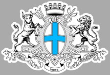 VILLE MARSEILLE MASSILIA ARMOIRIES BLASON ARMES LOGO AUTOCOLLANT STICKER MD042