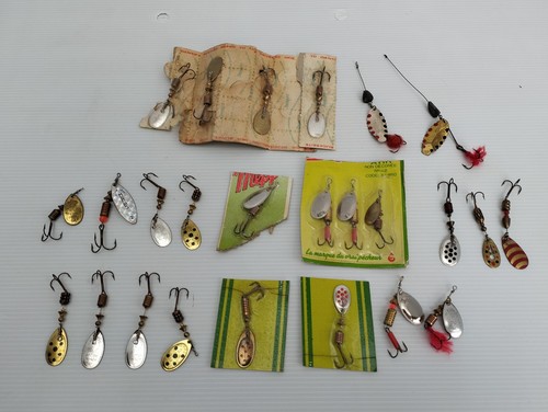 Lot cuillères de pêche - de,