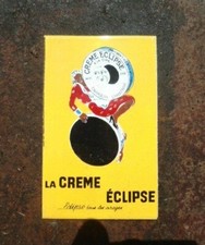 MAGNET EMAILLE PUBLICITAIRE ANCIENNES MARQUES  Crème Eclipse Fabriqué en France