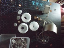 suspension luminaire 3 spots en verre avec ampoule 