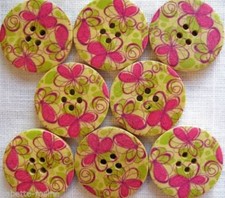 BOUTON BOIS ** 30 mm / 3 cm **