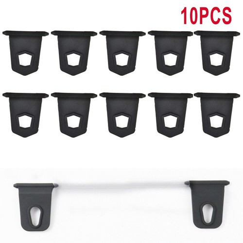 10pcs noir auvent vêtements - noir,