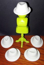 PLAYMOBIL - 5 chapeaux blancs