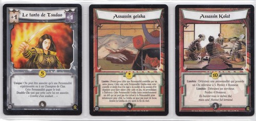 L5r lot cartes rares - -, de