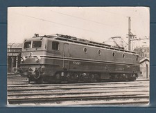 FRd  carte photo train  CC 7121 record du monde de vitese la vie du rail 1954