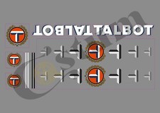 TALB502 STICKERS DECALS TALBOT