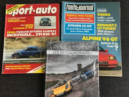 Lot renault super - super, gt