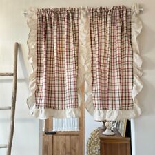 2X Rideau À Volants À