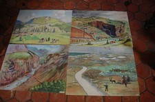 LOT DE 11 ANCIENNES AFFICHES SCOLAIRES 