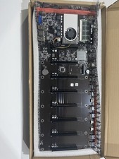 Rig de minage serveur grad ventirad + carte mère BTC 37 + 12 riser PCiE