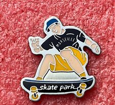 T26 Pins SKATE PARK de MARSEILLE Skate Board Skateboarder Vintage lapel pin