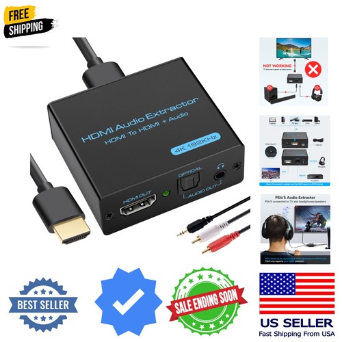 Hdmi audio extractor - audio, 4k