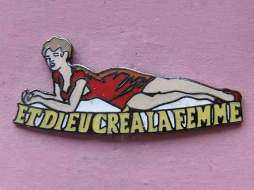 Rare pin brigitte bardot et - pin's, bardot-et