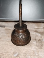 ancienne Burette à Huile SINGER Made in USA en Tôle pour MACHINE à COUDRE 1920's