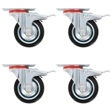 16x Roulettes Pivotantes avec