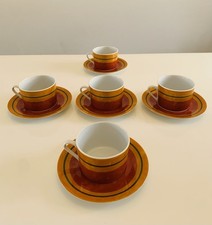 5 Tasse Et Soucoupes À Thé