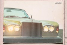 CATALOGUE      ROLLS ROYCE  CORNICHE