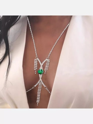 Collier long pour seins - collier,