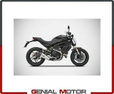 Pots D'echappement ZARD ZDU787S10SSO INOX E4 DUCATI MONSTER 797 2017 > 2019