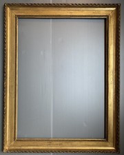 cadre Ancien Doré Style XVI  Napoléon III XIX  20P 20M 72 X 53 Cm