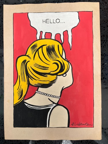 Dessin roy lichtenstein fait - roy, (fait