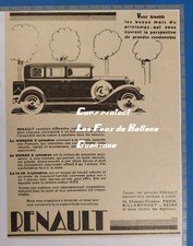 MONASIX VIVASIX RENAULT  1930 publicité advert
