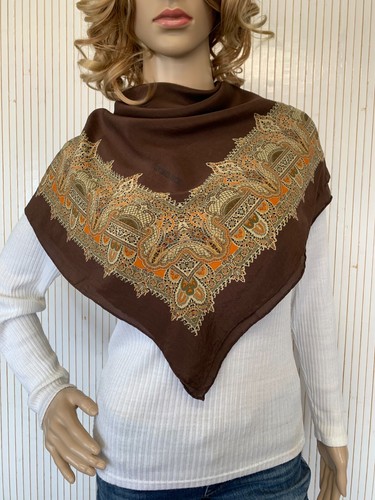 Foulard carré soie - carré, 90cm
