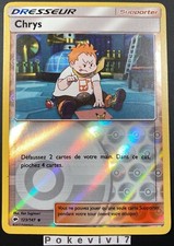 Carte Pokemon CHRYS 123/147 REVERSE Soleil et Lune 3 SL3  Française NEUF