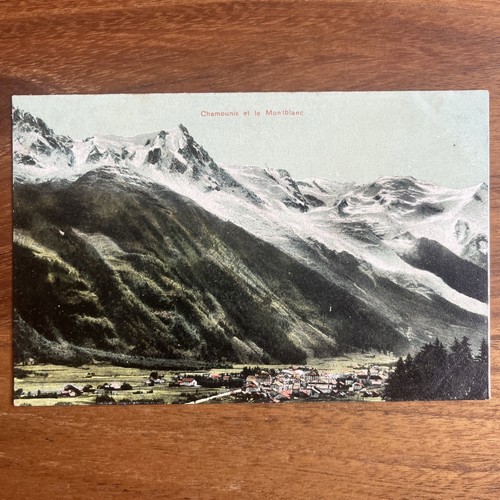 Cpa chamonix le mont - cpa,