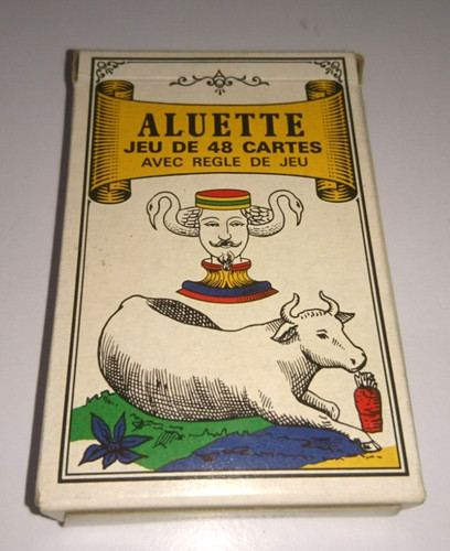 Ancien jeu cartes - jeu, de