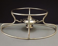 CHRISTOFLE GRAND CHAUFFE PLAT A SYSTEME REVERSIBLE METAL ARGENTE  XIX° AN 1882