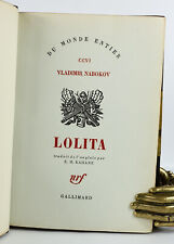 📖 Vladimir NABOKOV - Lolita. Edition Originale 1959. EX NUM 1/86 sur PUR FIL
