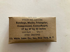 US TRIANGULAR BANDAGE ORIGINAL LILLY WHITE SALES - MEDICAL DEPARTMENT 