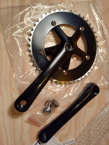 Pedalier route fixie alu - route,