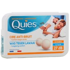 boules Quies cire anti bruit 27 décibels 12 paires