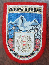 Blason ancien AUSTRIA Autriche 8x6 cm Insigne Patch écusson tissu VINTAGE