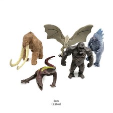 5 pièces figurines Godzilla