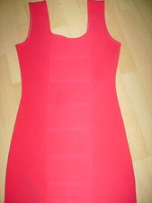 robe rose côtelée stretch