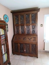 MAGNIFIQUE MEUBLE DE SACRISTIE, DEUX CORPS.  19 PANNEAUX 16e 17e