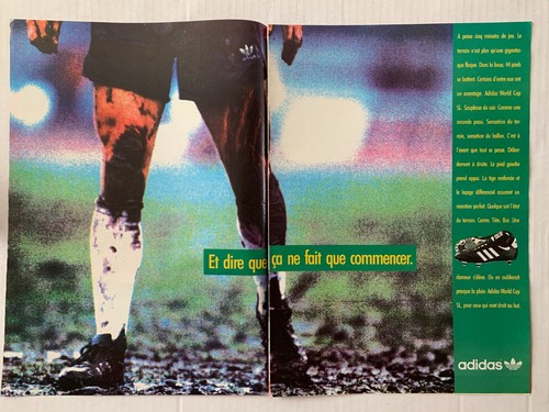 Publicite 1989 adidas world - publicite,