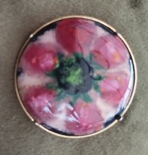Broche émaux sur - en, cuivre
