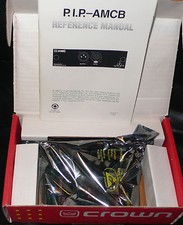 CROWN PIP AMcb PROGRAMMABLE CROSSOVER EQUALIZATION & COMPRESSION 