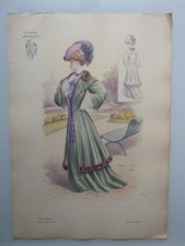 Grande Gravure Accessoires de Mode Femme 1900 Chapeaux (12287)